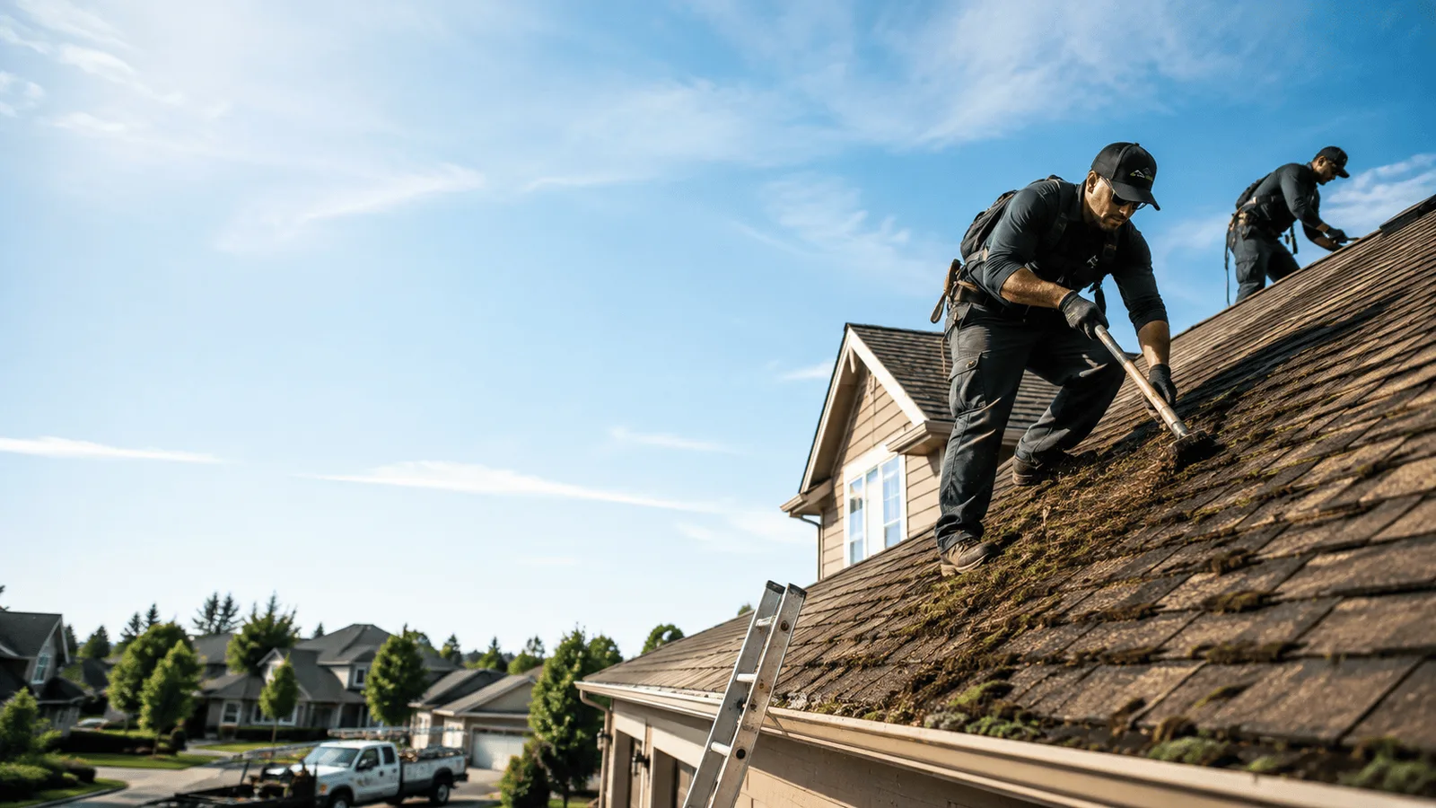 Roof Moss Removal in Glen Elder, KS near me